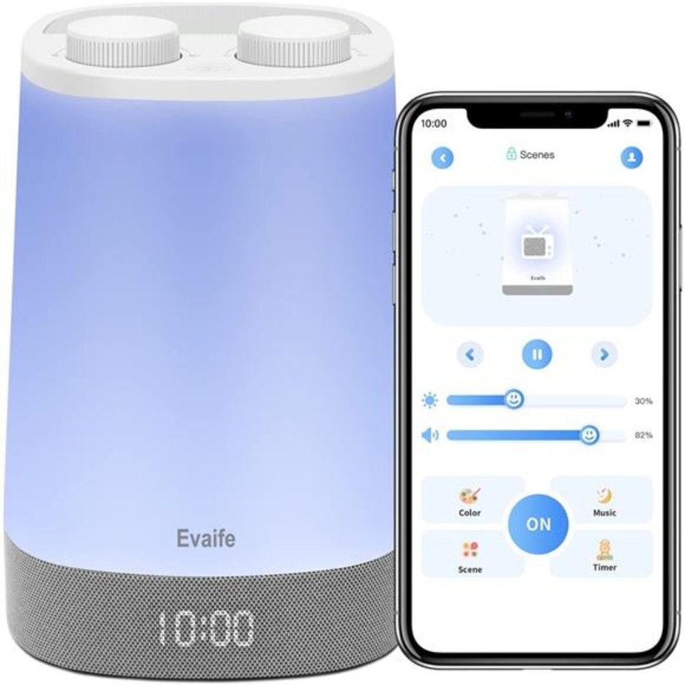 Sound Machine, White Noise Machine with Night Light  for Baby Kids